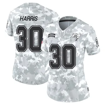 Women's Jacob Harris Tampa Bay Buccaneers Limited Arctic Camo 2024 Salute to Service Jersey