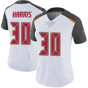 Women's Jacob Harris Tampa Bay Buccaneers Limited White Vapor Untouchable Jersey