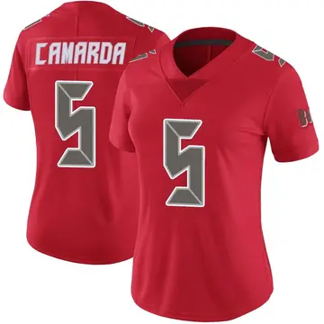 Women's Jake Camarda Tampa Bay Buccaneers Limited Red Color Rush Jersey