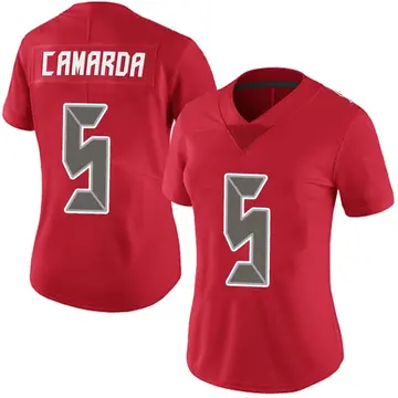 Women's Jake Camarda Tampa Bay Buccaneers Limited Red Team Color Vapor Untouchable Jersey
