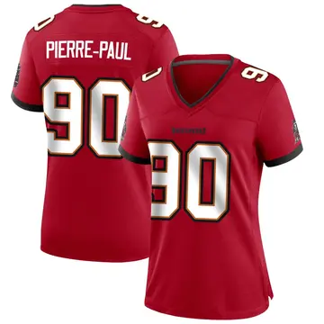 Women's Jason Pierre-Paul Tampa Bay Buccaneers Game Red Team Color Jersey