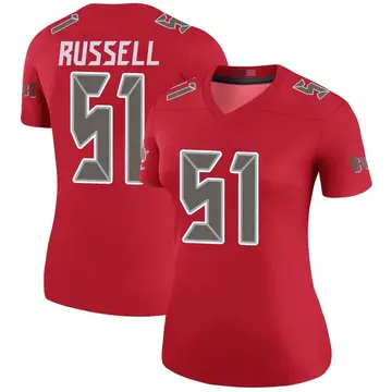 Women's J.J. Russell Tampa Bay Buccaneers Legend Red Color Rush Jersey