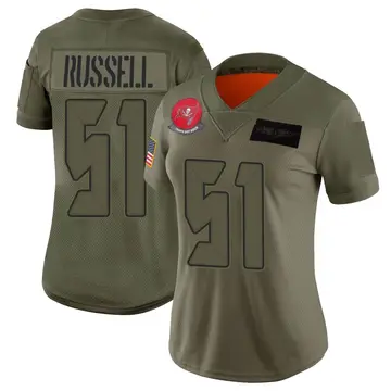 Women's J.J. Russell Tampa Bay Buccaneers Limited Camo 2019 Salute to Service Jersey