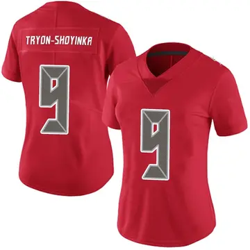 Women's Joe Tryon-Shoyinka Tampa Bay Buccaneers Limited Red Team Color Vapor Untouchable Jersey