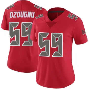 Women's JoJo Ozougwu Tampa Bay Buccaneers Limited Red Color Rush Jersey