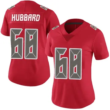 Women's Jonathan Hubbard Tampa Bay Buccaneers Limited Red Team Color Vapor Untouchable Jersey