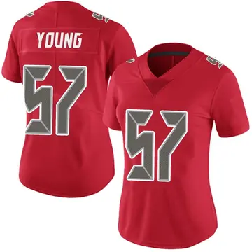 Women's Jordan Young Tampa Bay Buccaneers Limited Red Team Color Vapor Untouchable Jersey