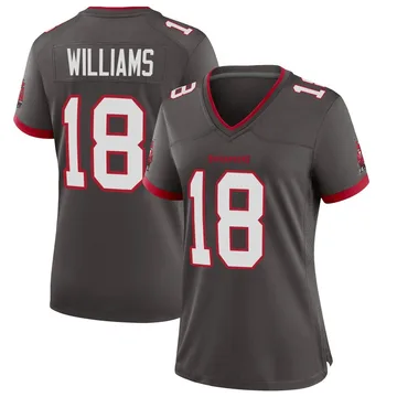Women's Josh Williams Tampa Bay Buccaneers Game Pewter Alternate Jersey