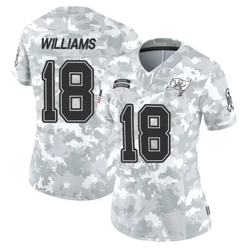 Women's Josh Williams Tampa Bay Buccaneers Limited Arctic Camo 2024 Salute to Service Jersey