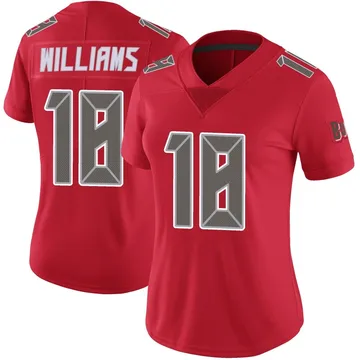Women's Josh Williams Tampa Bay Buccaneers Limited Red Color Rush Jersey