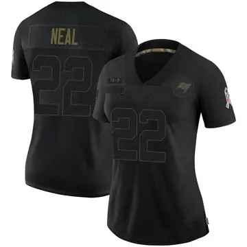 Women's Keanu Neal Tampa Bay Buccaneers Limited Black 2020 Salute To Service Jersey