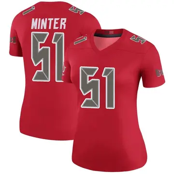 Women's Kevin Minter Tampa Bay Buccaneers Legend Red Color Rush Jersey