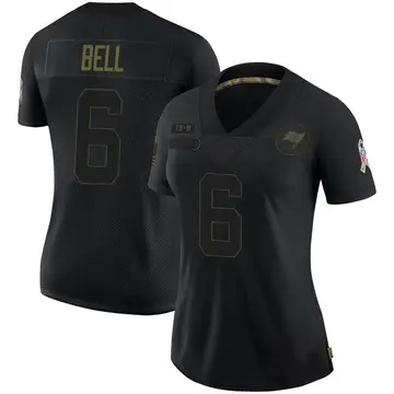 Women's Le'Veon Bell Tampa Bay Buccaneers Limited Black 2020 Salute To Service Jersey