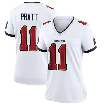 Women's Michael Pratt Tampa Bay Buccaneers Game White Jersey