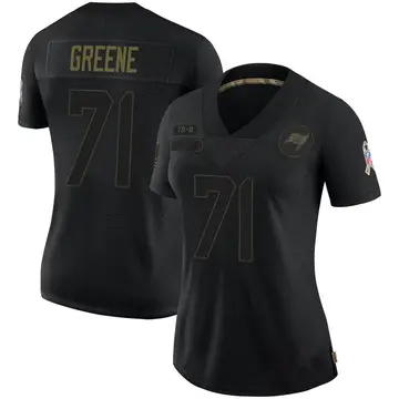 Women's Mike Greene Tampa Bay Buccaneers Limited Black 2020 Salute To Service Jersey