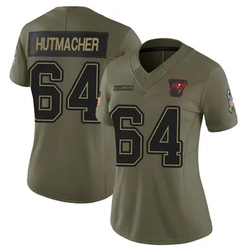 Women's Nash Hutmacher Tampa Bay Buccaneers Limited Olive 2025 Salute to Service Jersey