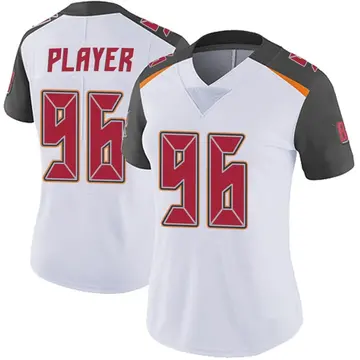 Women's Nasir Player Tampa Bay Buccaneers Limited White Vapor Untouchable Jersey