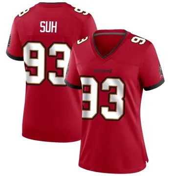Women's Ndamukong Suh Tampa Bay Buccaneers Game Red Team Color Jersey