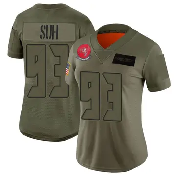 Women's Ndamukong Suh Tampa Bay Buccaneers Limited Camo 2019 Salute to Service Jersey