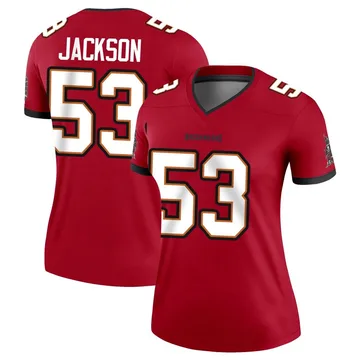 Women's Nick Jackson Tampa Bay Buccaneers Legend Red Jersey