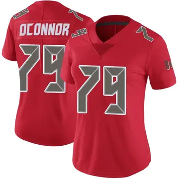 Women's Patrick O'Connor Tampa Bay Buccaneers Limited Red Color Rush Jersey