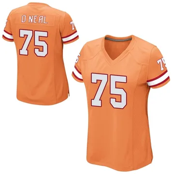 Women's Raiqwon O'Neal Tampa Bay Buccaneers Game Orange Alternate Jersey