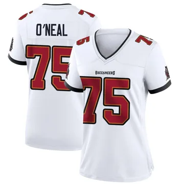 Women's Raiqwon O'Neal Tampa Bay Buccaneers Game White Jersey