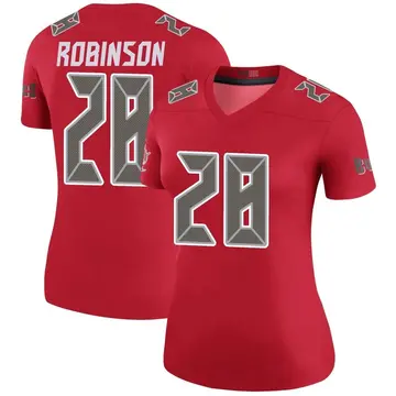 Women's Rashard Robinson Tampa Bay Buccaneers Legend Red Color Rush Jersey