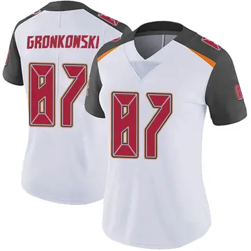 Women's Rob Gronkowski Tampa Bay Buccaneers Limited White Vapor Untouchable Jersey