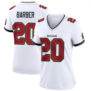 Women's Ronde Barber Tampa Bay Buccaneers Game White Jersey