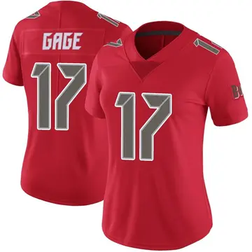 Women's Russell Gage Tampa Bay Buccaneers Limited Red Color Rush Jersey
