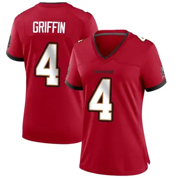Women's Ryan Griffin Tampa Bay Buccaneers Game Red Team Color Jersey