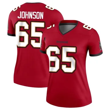 Women's Ryan Johnson Tampa Bay Buccaneers Legend Red Jersey