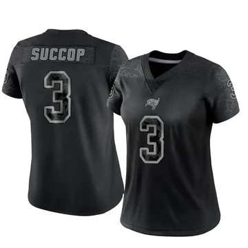 Women's Ryan Succop Tampa Bay Buccaneers Limited Black Reflective Jersey