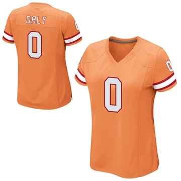 Women's Scott Daly Tampa Bay Buccaneers Game Orange Alternate Jersey