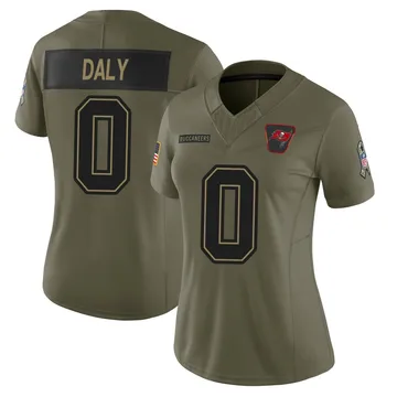 Women's Scott Daly Tampa Bay Buccaneers Limited Olive 2025 Salute to Service Jersey