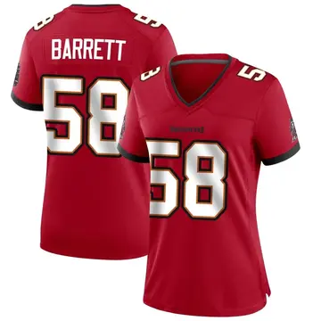 Women's Shaquil Barrett Tampa Bay Buccaneers Game Red Team Color Jersey