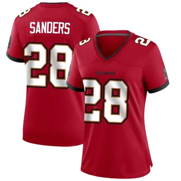 Women's Shilo Sanders Tampa Bay Buccaneers Game Red Team Color Jersey