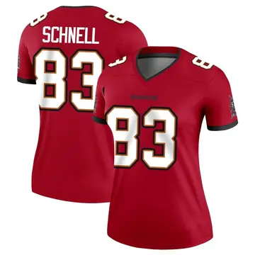 Women's Spencer Schnell Tampa Bay Buccaneers Legend Red Jersey