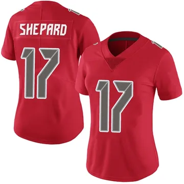 Women's Sterling Shepard Tampa Bay Buccaneers Limited Red Team Color Vapor Untouchable Jersey