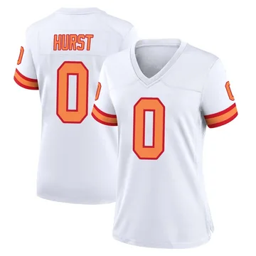 Women's Ted Hurst Tampa Bay Buccaneers Game White '76 Jersey
