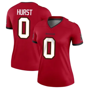 Women's Ted Hurst Tampa Bay Buccaneers Legend Red Jersey
