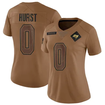 Women's Ted Hurst Tampa Bay Buccaneers Limited Brown 2023 Salute To Service Jersey