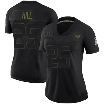 Women's Troy Hill Tampa Bay Buccaneers Limited Black 2020 Salute To Service Jersey