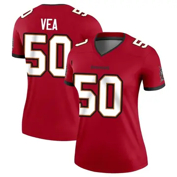Women's Vita Vea Tampa Bay Buccaneers Legend Red Jersey