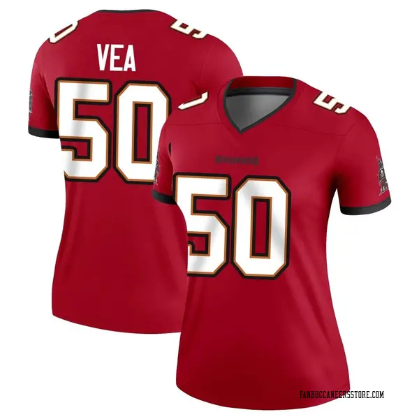 Women's Vita Vea Tampa Bay Buccaneers Legend Red Jersey