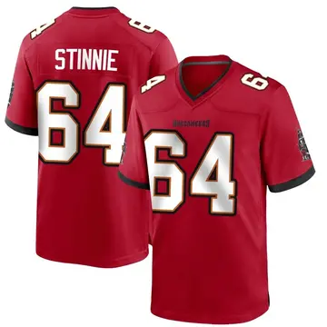 Youth Aaron Stinnie Tampa Bay Buccaneers Game Red Team Color Jersey