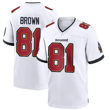 Youth Antonio Brown Tampa Bay Buccaneers Game White Jersey