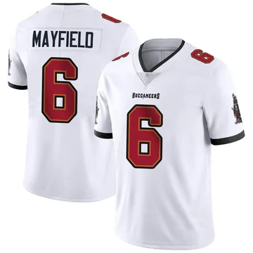 Youth Baker Mayfield Tampa Bay Buccaneers Limited White Vapor Untouchable Jersey