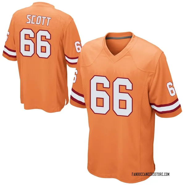 Youth Ben Scott Tampa Bay Buccaneers Game Orange Alternate Jersey